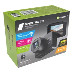 Wideorejestrator Tracer Spectra 2D, Full HD, kąt widzenia 140 stopni, czarny