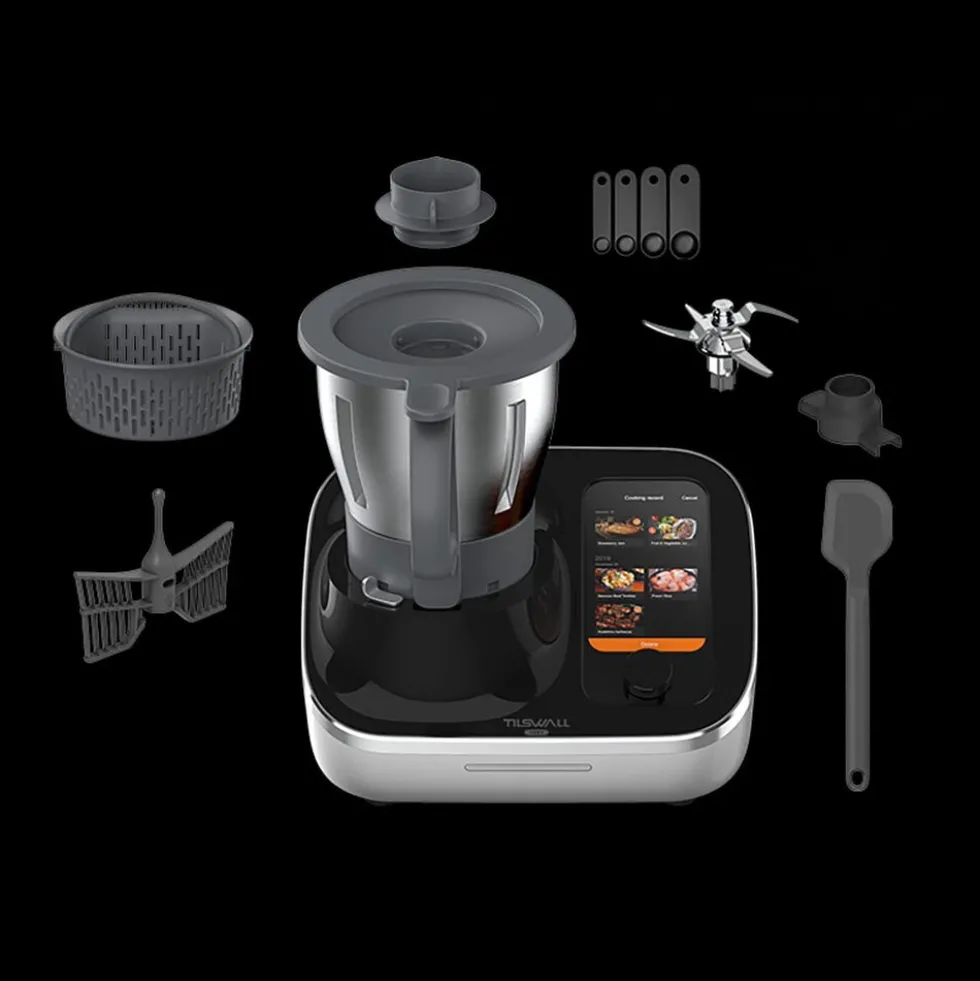 Wielofunkcyjny robot kuchenny Tilswall Home, 1200 W, 21 funkcji, biały