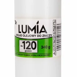 Wkład olejowy do zniczy Lumia, 120 godzin, 340 g, 18 sztuk