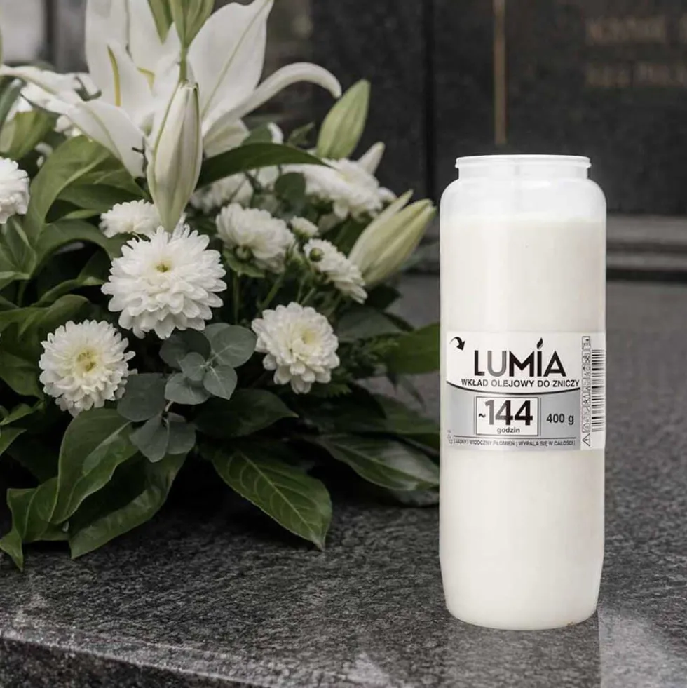 Wkład olejowy do zniczy Lumia, 144 godziny, 400 g, 11 sztuk