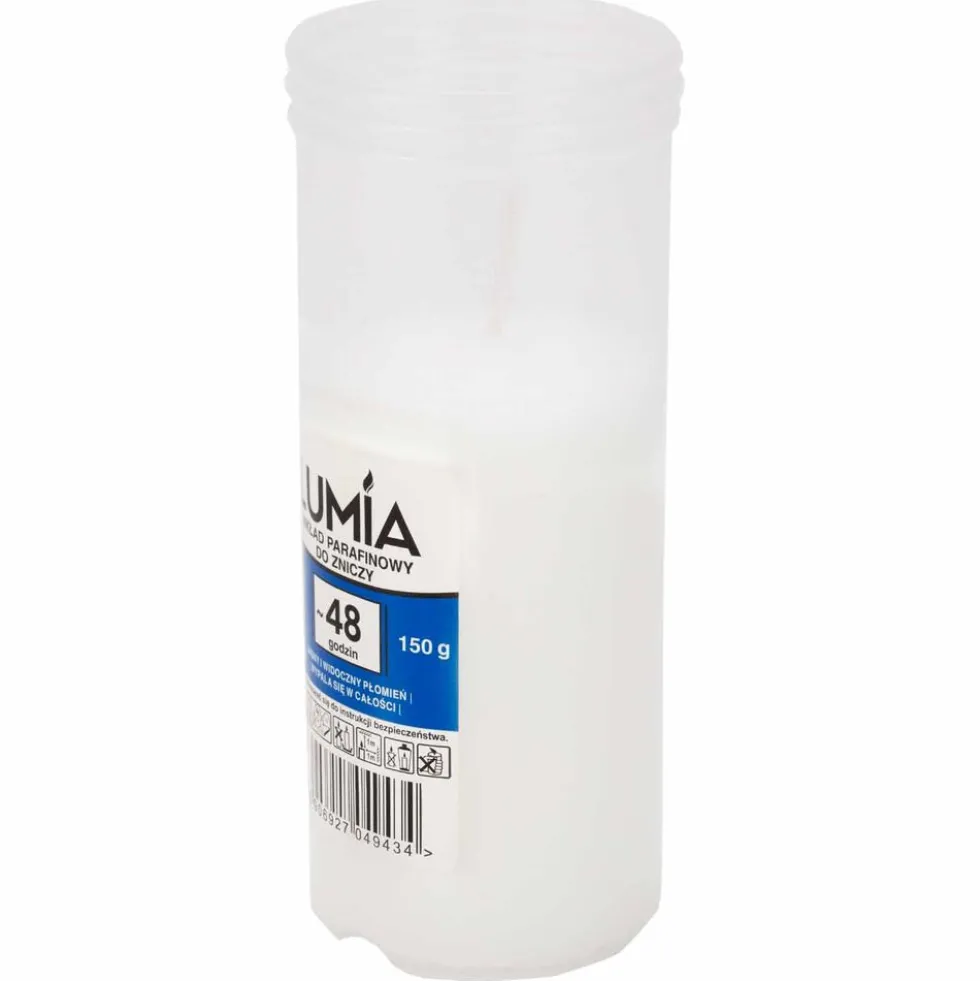 Wkład parafinowy do zniczy Lumia, 48 godzin, 150 g, 15 sztuk