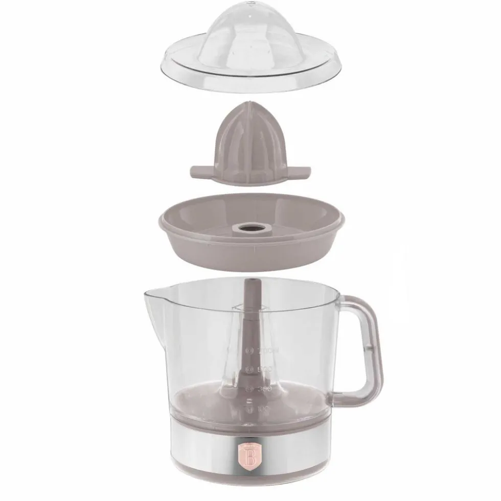 Wyciskarka do cytrusów BerlingerHaus BH/9719, 40 W, 0,7 l, taupe