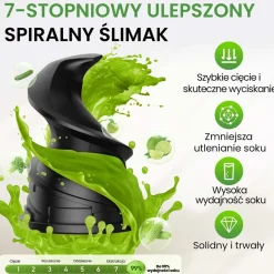 Wyciskarka wolnoobrotowa Inoviva KBMJ-S01-G, 100 W, szara