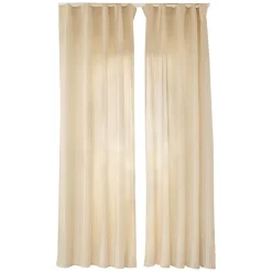 Zasłony aksamitne na taśmie 135 x 250 cm Smukee Home, 2 szt., beżowe