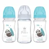 Zestaw 3 butelek Canpol Babies, 240 ml, niebieskie