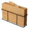 Zestaw 4 desek bambusowych Konighoffer Cedar, ze stojakiem