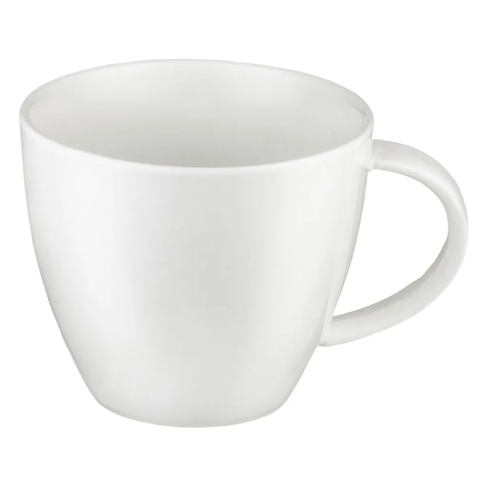 Zestaw do kawy i herbaty CHIARO, dla 6 osób, 12 elementów, porcelanowy