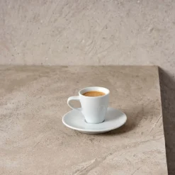 Zestaw do kawy z porcelany Delta Q Qups Espresso Pro, 12 elementów, biały
