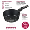 Zestaw garnków MG Home Clever Kitchen, 3 elementy, odpinana rączka, aluminium