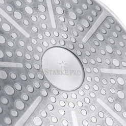 Zestaw garnków Starke Pro Compacti Cream, 9 elementów, odpinany uchwyt