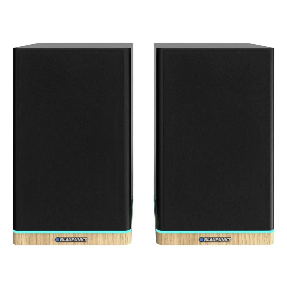 Zestaw 2 głośników półkowych Blaupunkt BS60BK LED, 2 x 30 W, czarne