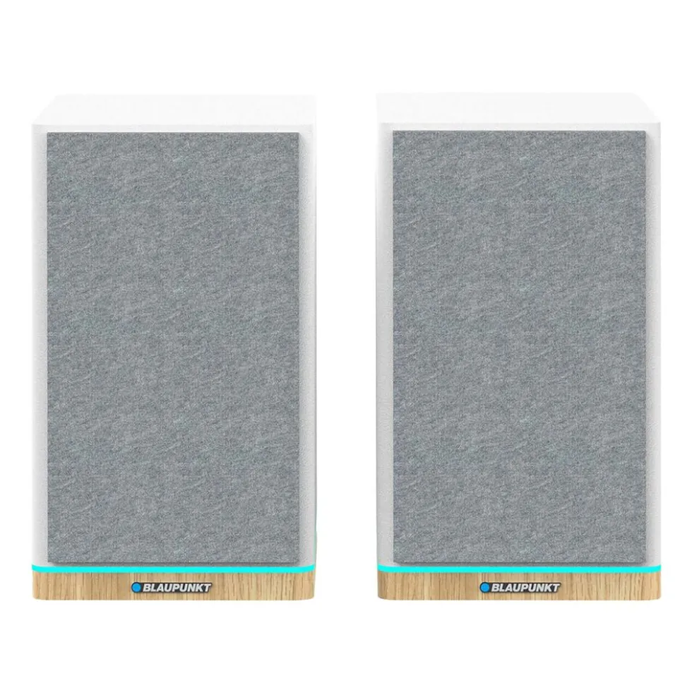 Zestaw 2 głośników półkowych Blaupunkt BS60WH LED, 2 x 30 W, białe