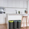 Zestaw 3 koszy na śmieci Rotho Twist, 25 L