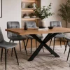 Zestaw 4 krzeseł tapicerowanych Vilandy Basic Velvet, szare