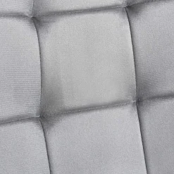 Zestaw 4 krzeseł tapicerowanych Vilandy Basic Velvet, szare