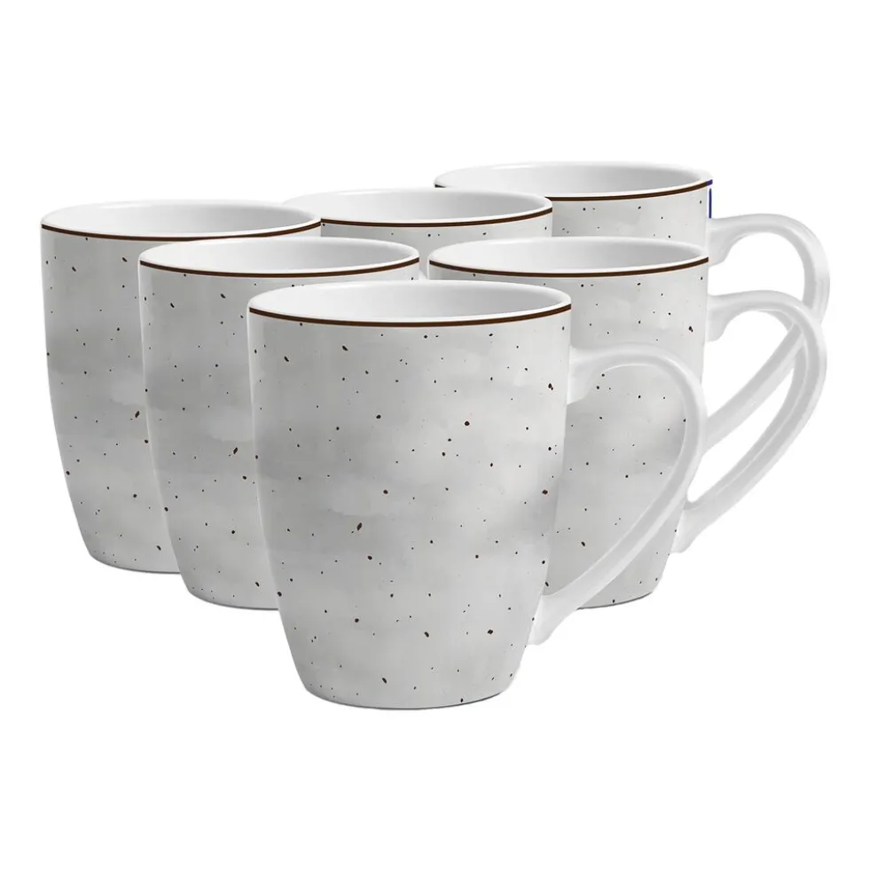 Zestaw kubków porcelanowych MG Home Antico, 360 ml, 6 sztuk