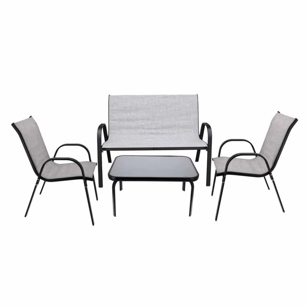 Zestaw mebli ogrodowych Jumi Fiesta, sofa, 2 krzesła, stolik