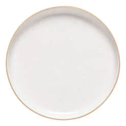 Zestaw obiadowy z kamionki na 6 osób MG Home Artena White, 18 elementów, biały