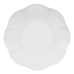 Zestaw obiadowy z porcelany na 6 osób Lubiana Naomi, 18 elementów, biały