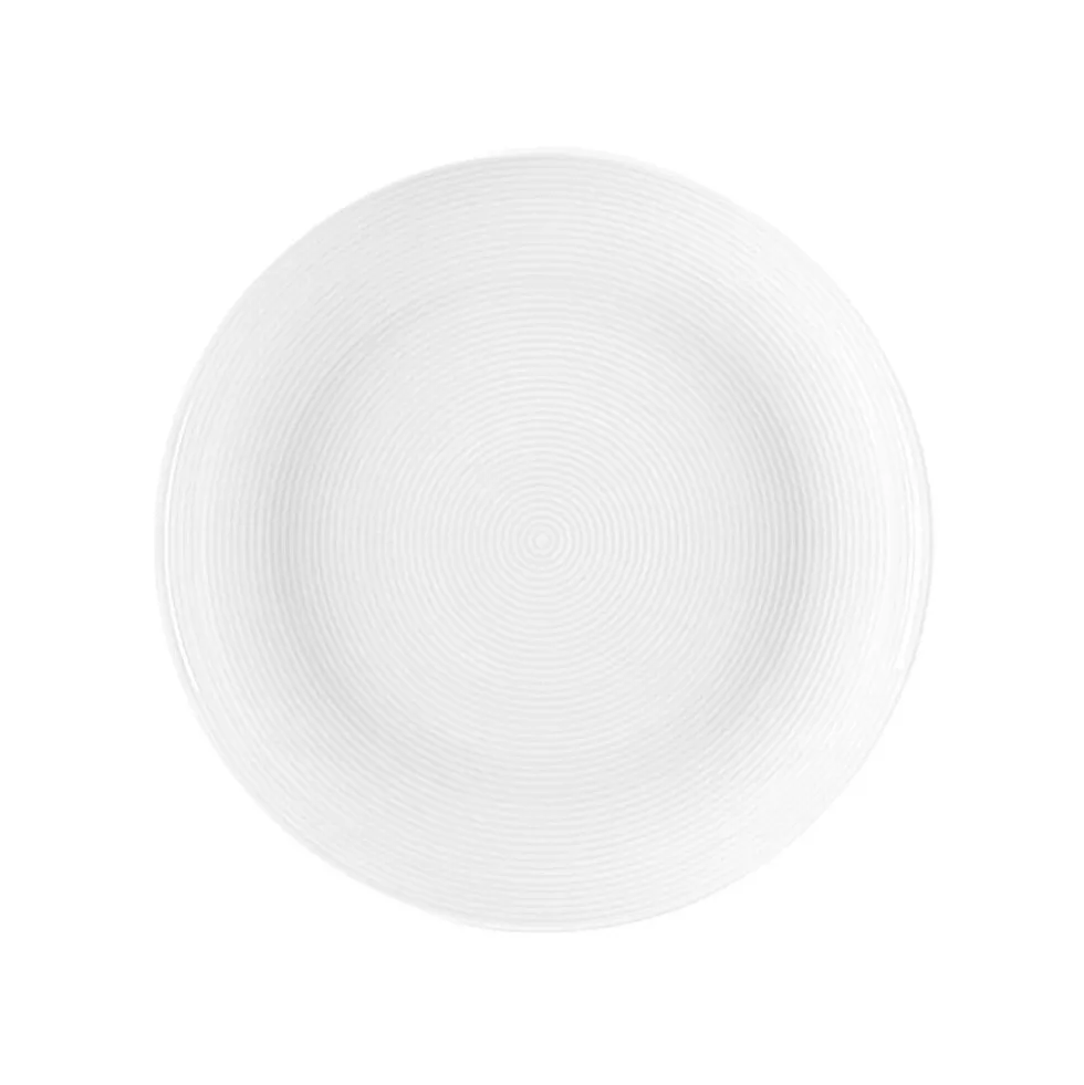 Zestaw obiadowy z porcelany na 6 osób Lubiana Modern, 18 elementów, biały