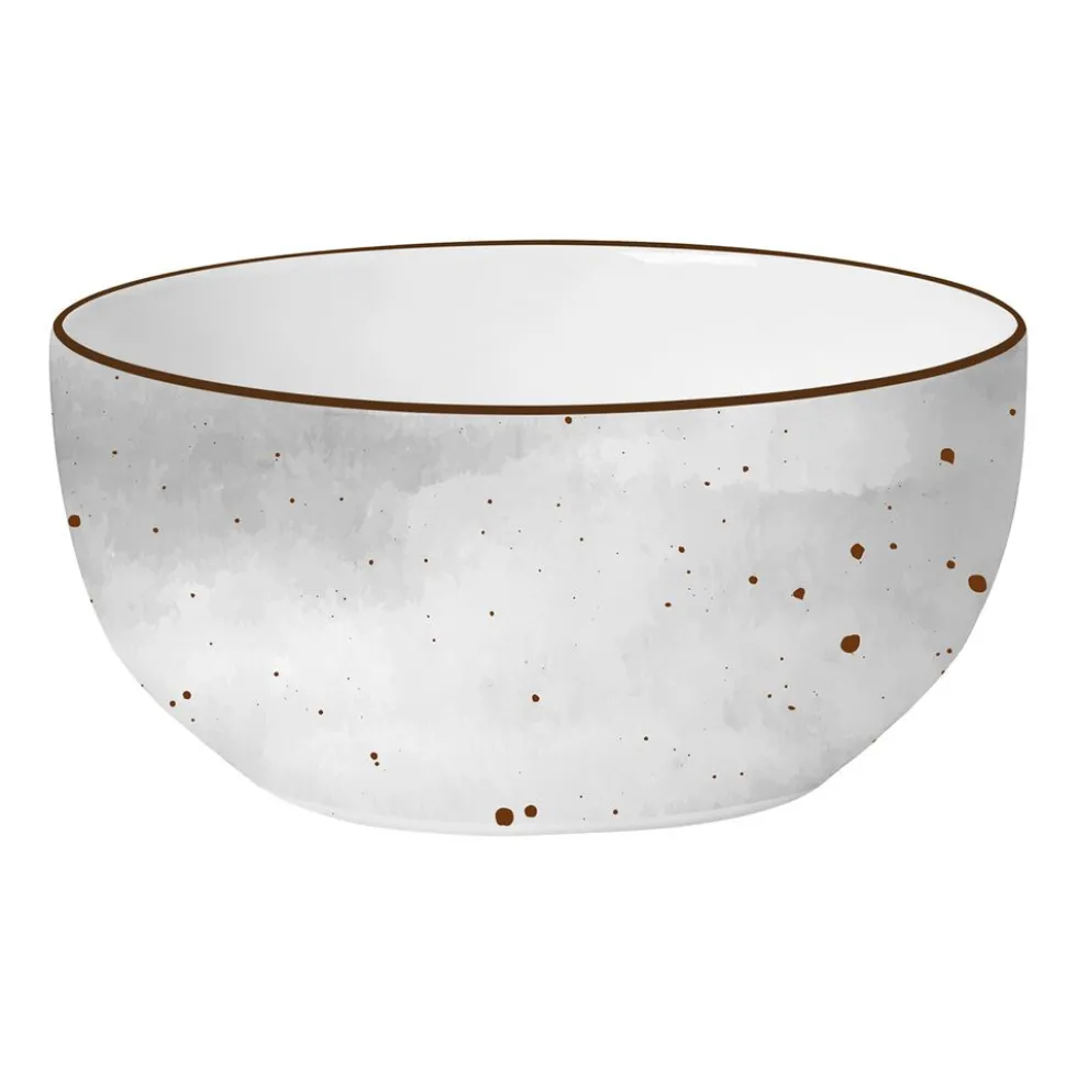 Zestaw obiadowy z porcelany na 4 osoby MG Home Antico, 12 elementów, biały