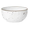 Zestaw obiadowy z porcelany na 4 osoby MG Home Gemma, 12 elementów, biały