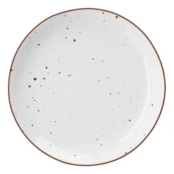 Zestaw obiadowy z porcelany na 4 osoby MG Home Gemma, 12 elementów, biały