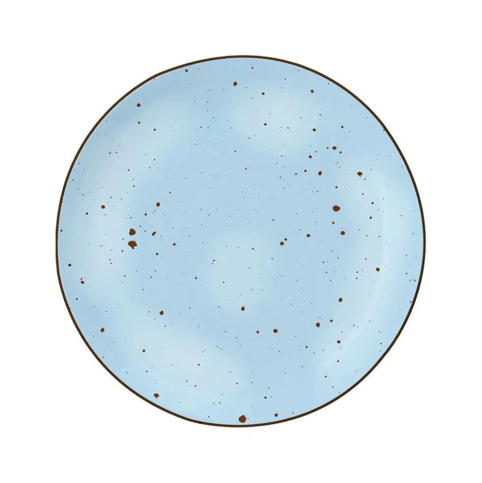 Zestaw obiadowy z porcelany na 4 osoby MG Home Gemma Blue, 12 elementów, niebieski
