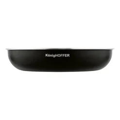 Zestaw patelni Konighoffer Spinel Black, 20/24/28 cm, odpinana rączka, czarne