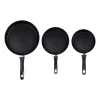 Zestaw patelni MG Home Verso, 3 elementy, non-stick, czarne
