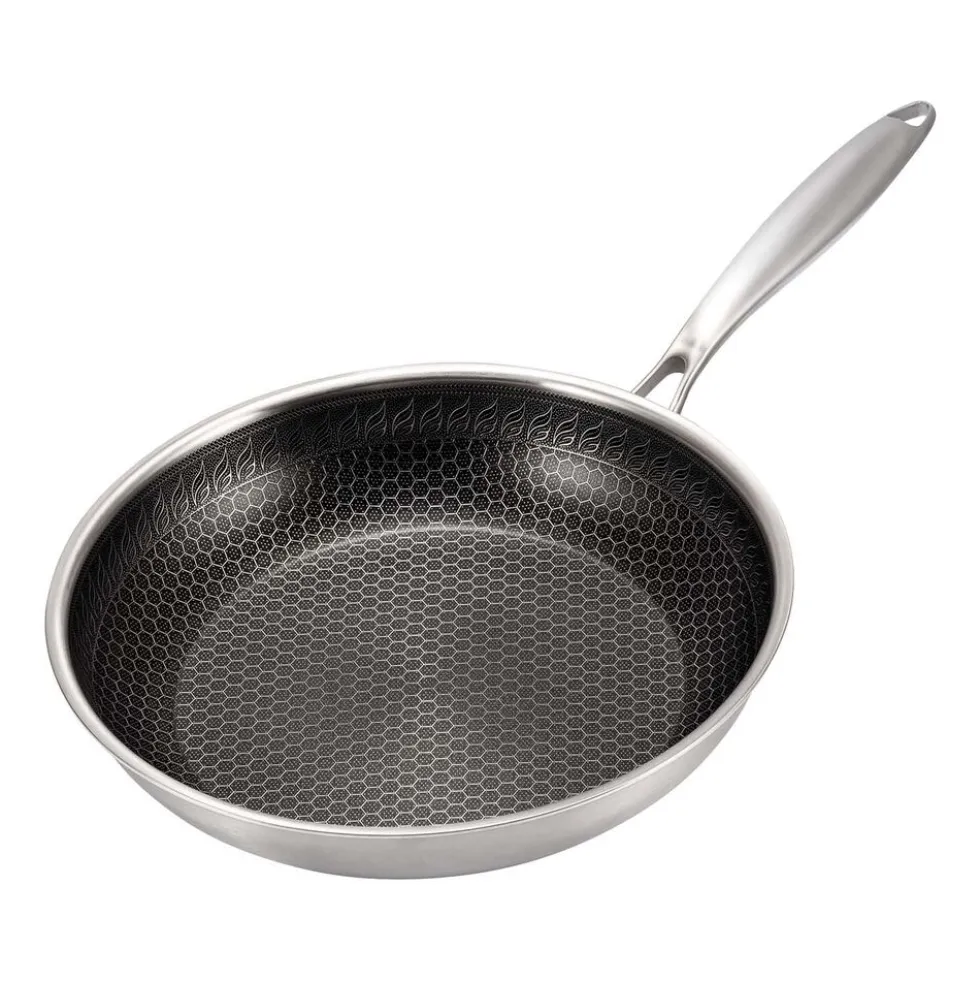 Zestaw patelni stalowych MG Home Maestro, 2 elementy, srebrne
