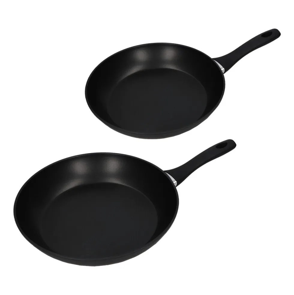 Zestaw patelni Zwieger Rocca, 2 elementy, czarne