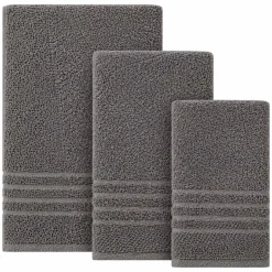 Zestaw ręczników frotte Art Soft Home Olimp, 500 g/m², 3 szt., szare