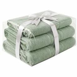 Zestaw ręczników frotte Art Soft Home Olimp, 500 g/m², 3 szt., zielone