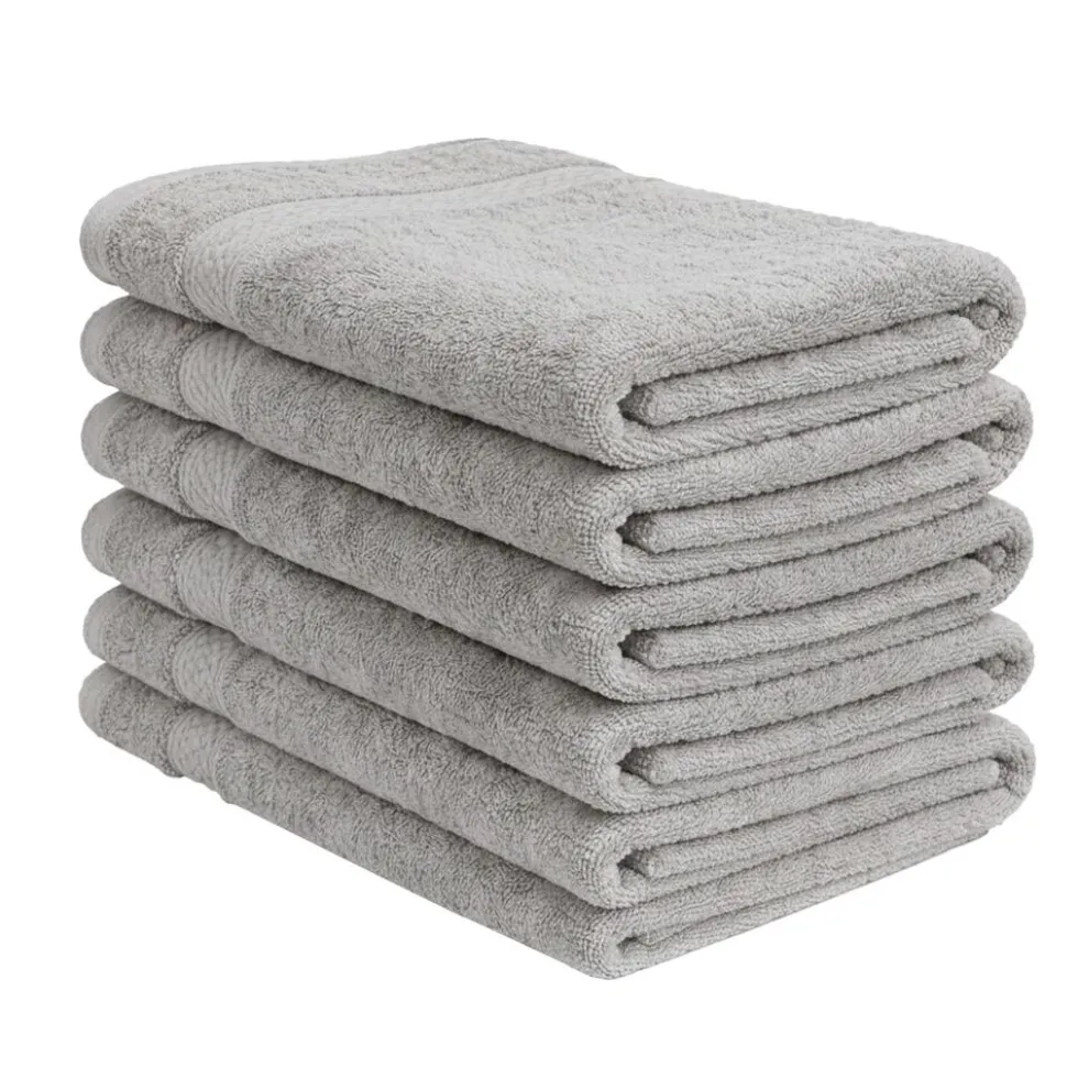 Zestaw ręczników frotte Art Soft Home, 500 g/m², 40 x 70 cm, 6 szt., szare