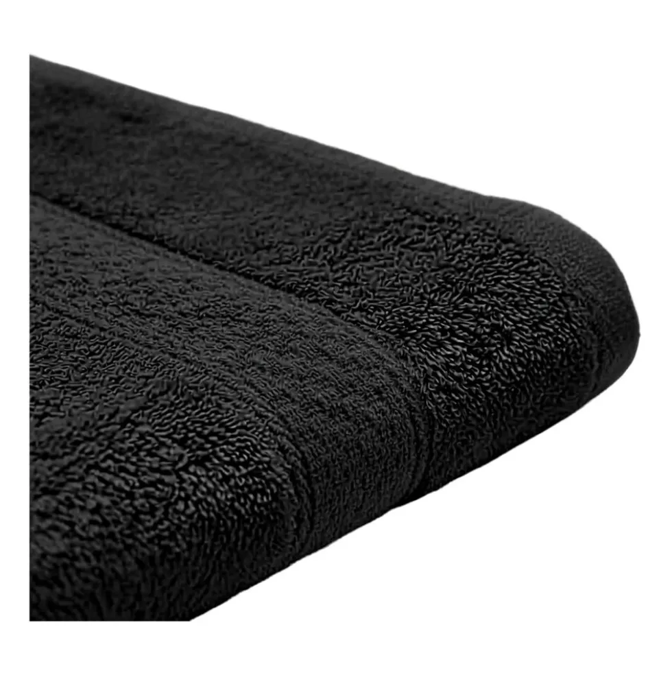 Zestaw ręczników frotte Art Soft Home, 500 g/m², 40 x 70 cm, 6 szt., czarne