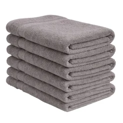 Zestaw ręczników frotte Art Soft Home, 500 g/m², 40 x 70 cm, 6 szt., wrzos szary