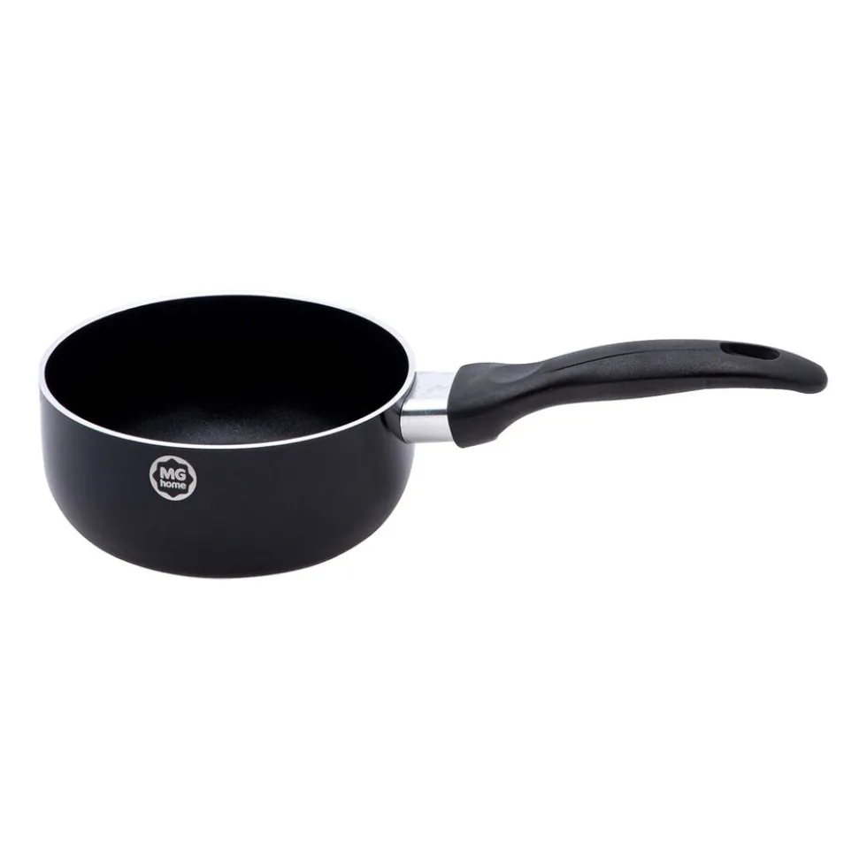 Zestaw rondli i patelni MG Home Mini, 4 elementy, czarne