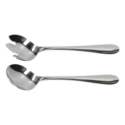Zestaw sztućców do serwowania sałaty Zwieger Livio, 2 elementy, srebrne