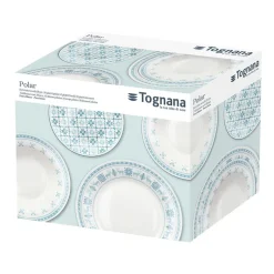 Zestaw talerzy Tognana Olimp New Polar, 18 elementów, wielokolorowy