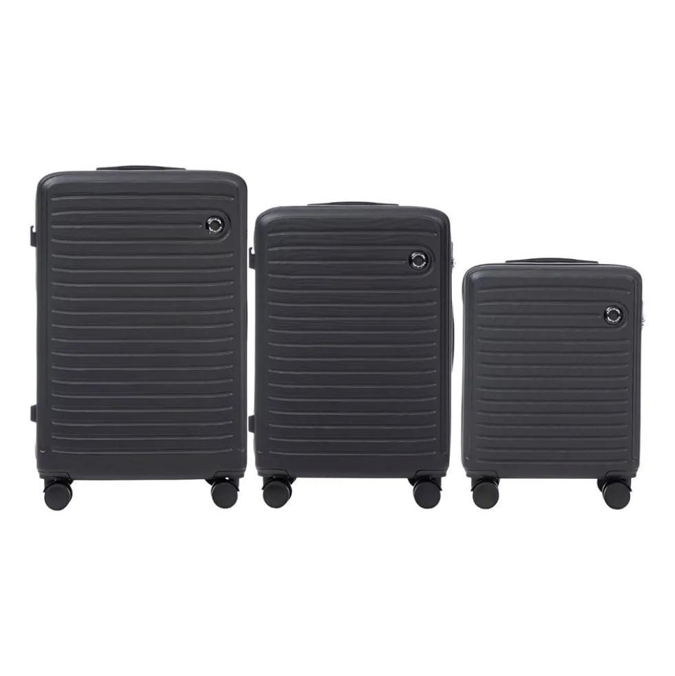 Zestaw walizek Wings Coot, 3 szt., czarne