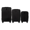 Zestaw walizek Wings Egret, 3 szt., czarne