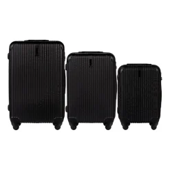 Zestaw walizek Wings Egret, 3 szt., czarne