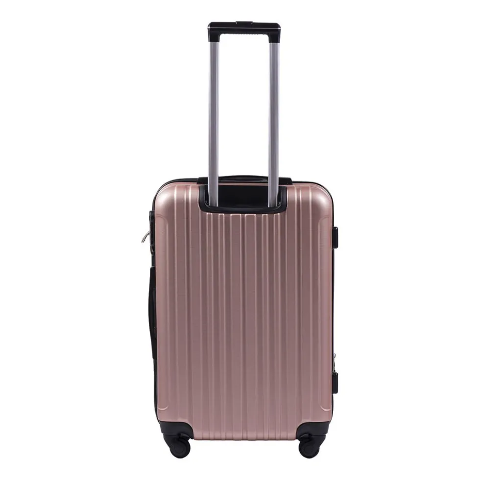 Zestaw walizek Wings Flamingo, z poszerzeniem, 3 szt., jasnofioletowy