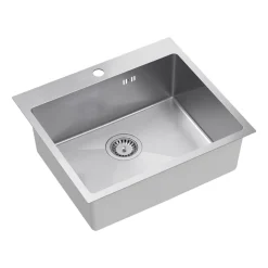Zlewozmywak Root Chef Moon Box, 55 x 48 x 20 cm, stalowy