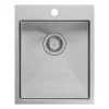 Zlewozmywak Root Chef Moon Mini, 40 x 50 x 20 cm, stalowy